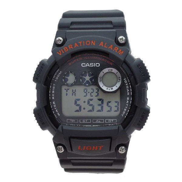 【新品・箱なし】カシオ CASIO 腕時計 メンズ W-735H-8AV クォーツ グレー_画像1