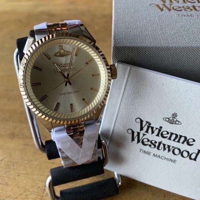 【新品】ヴィヴィアンウエストウッド VIVIENNE WESTWOOD 腕時計 VV242CMSG メンズ クォーツ ゴールド_画像4