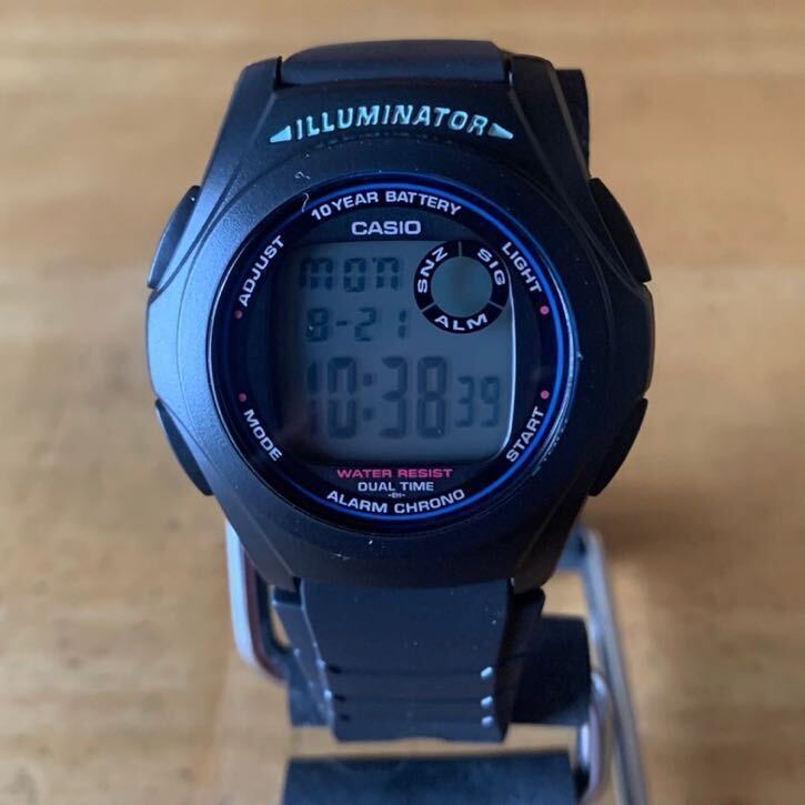 【新品・箱なし】カシオ CASIO スタンダード デジタル メンズ デュアルタイム 腕時計 F-200W-1AJF 国内正規 液晶_画像2