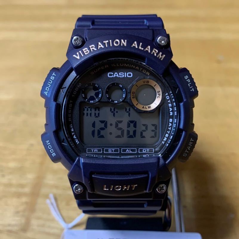 【新品・箱なし】カシオ CASIO 腕時計 メンズ W-735H-2AV クォーツ ブラック ダークパープル_画像2