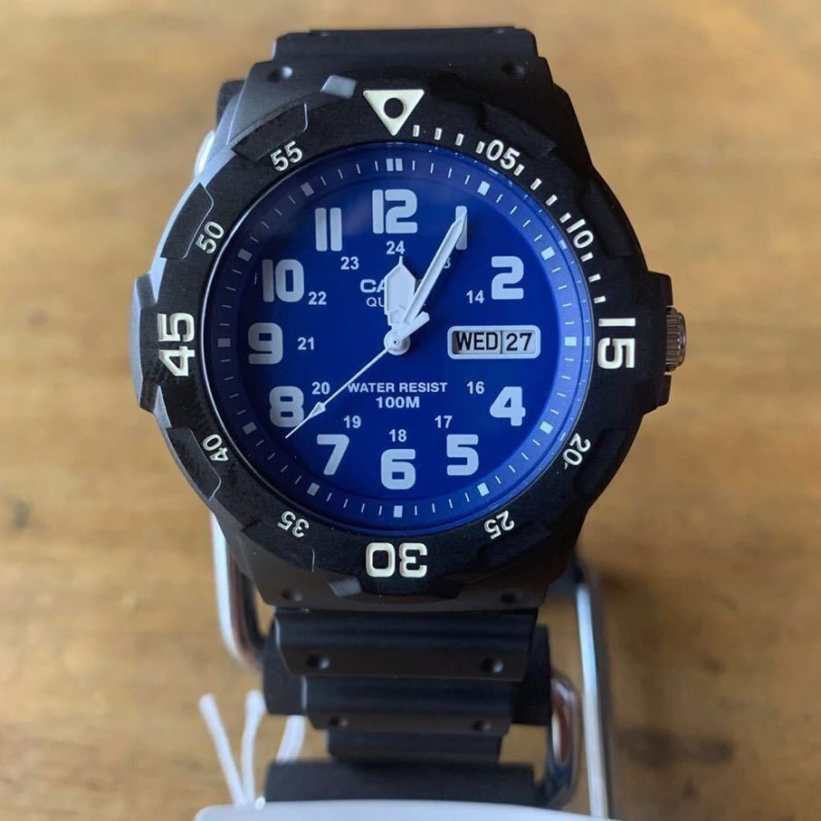 【新品・箱無し】カシオ CASIO クオーツ メンズ 腕時計 MRW-200H-2B2 ブルー