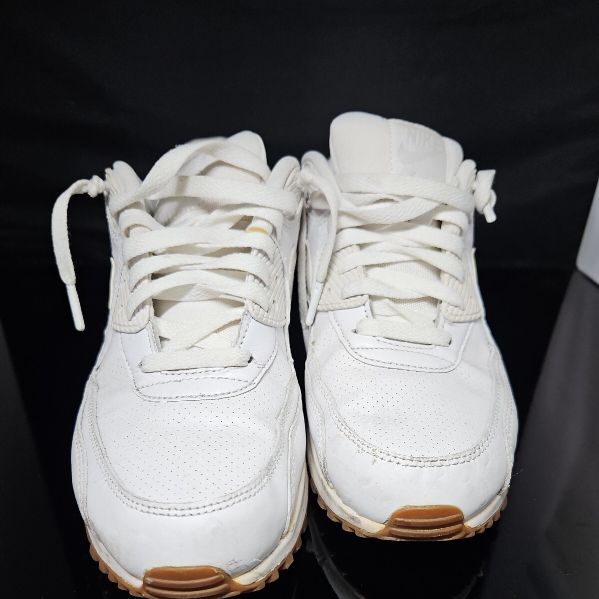 NIKE WHITE ナイキ エア マックス90２６cm / 画像が全てです。ご入札前には必ず商品説明をお読みください中古品です ホワイト AIR 白 MAX_画像2