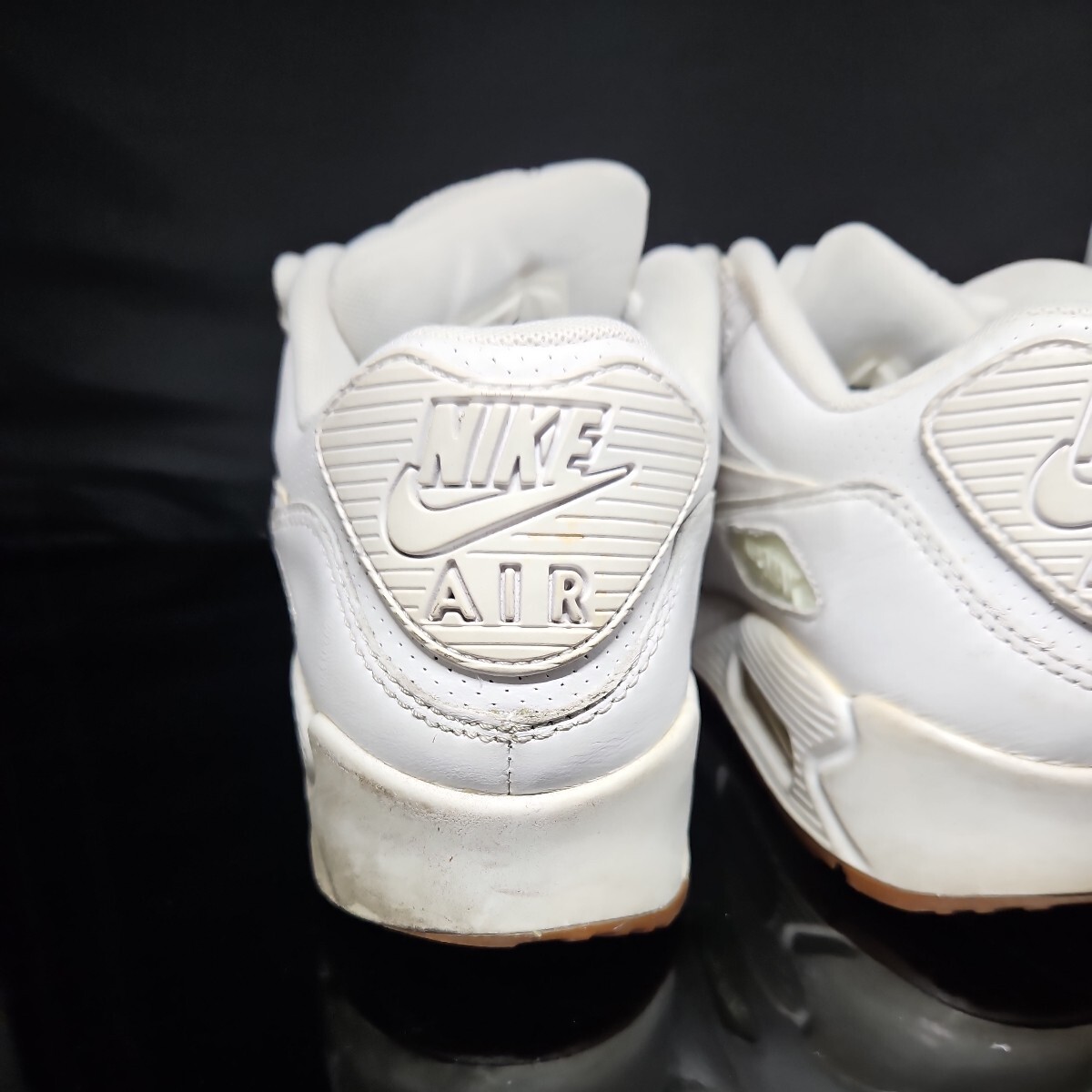 NIKE WHITE ナイキ エア マックス90２６cm / 画像が全てです。ご入札前には必ず商品説明をお読みください中古品です ホワイト AIR 白 MAX_画像4