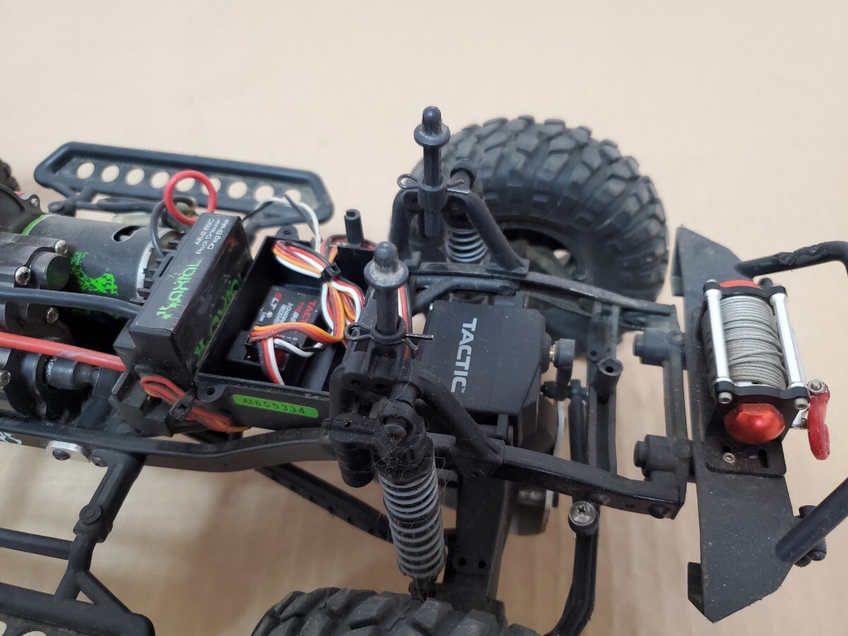 アキシャル SCX10 ジープ クローラー リヤプロペラシャフト欠品 不具合ありジャンク クローリング の画像6