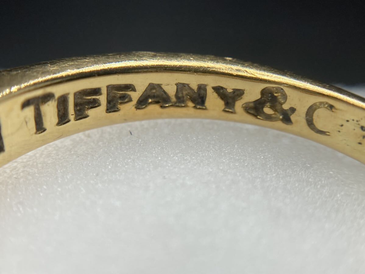 Tiffany&Co. ティファニー　指輪 リング ヴィンテージ アクセサリー ダイヤモンド750 約3.9g K18_画像8