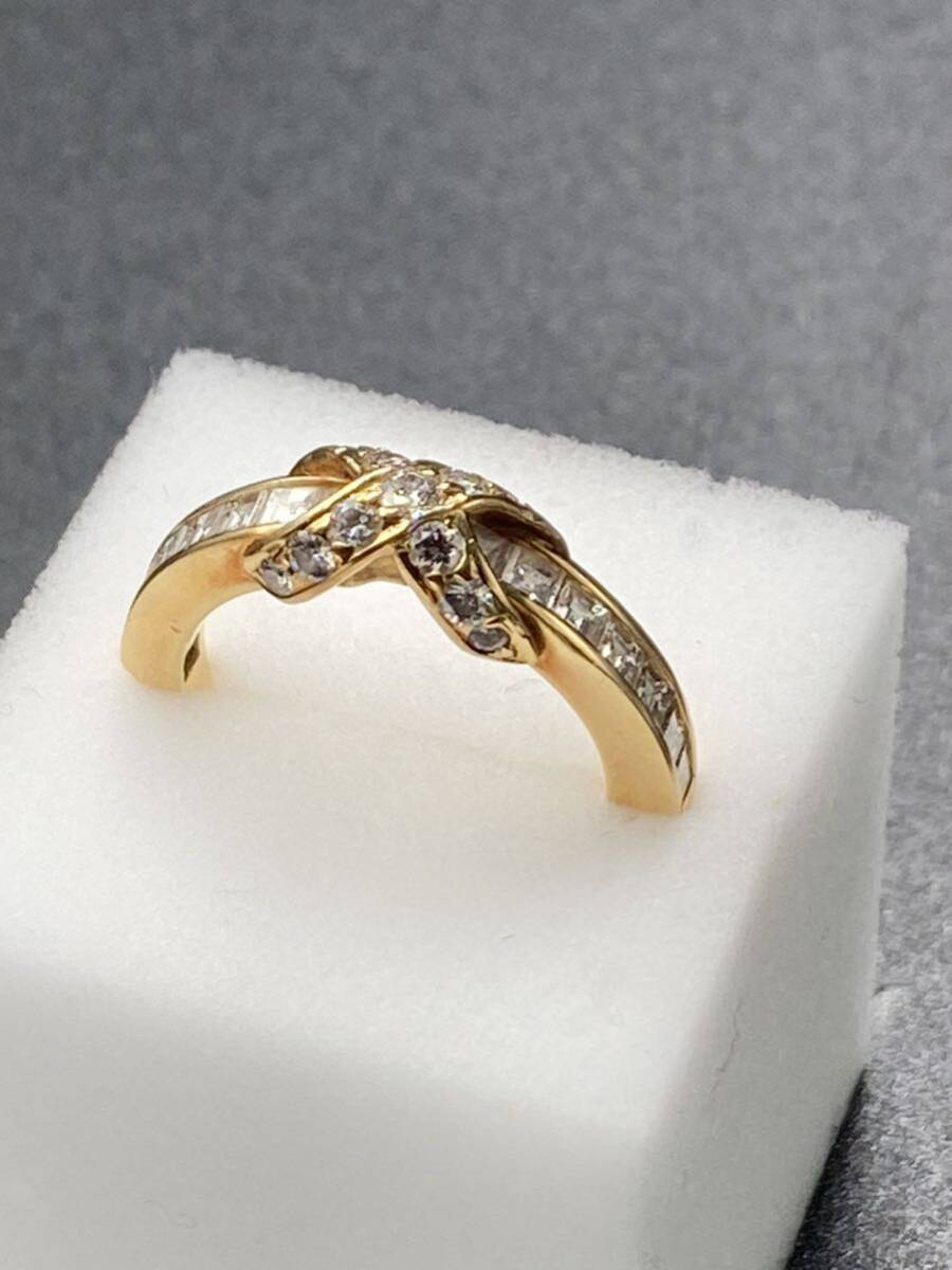 Tiffany&Co. ティファニー　指輪 リング ヴィンテージ アクセサリー ダイヤモンド750 約3.9g K18_画像3