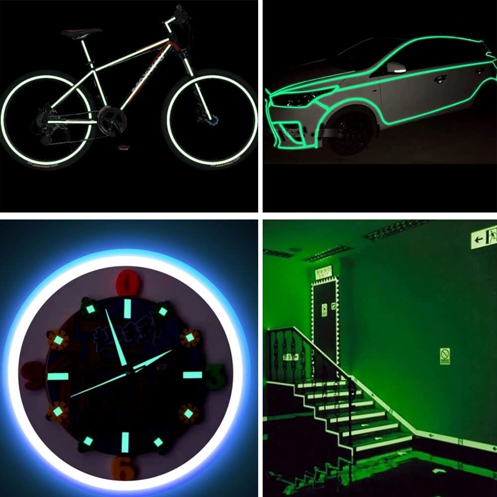  green Forahome luminescence width 3cm high luminance . light fluorescence tape green length hour night light tape car stair parking place bicycle for 