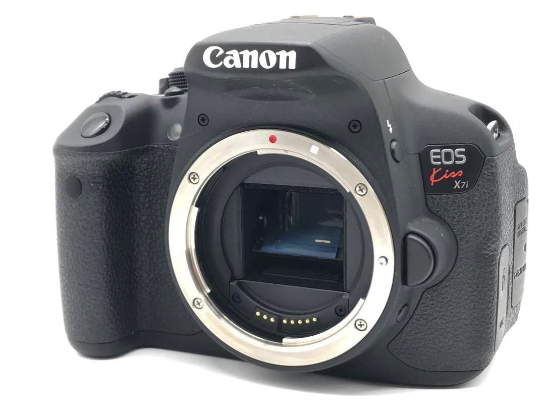 美品!!  Canon キャノン 一眼レフカメラ EOS Kiss X7i レンズセット #1394