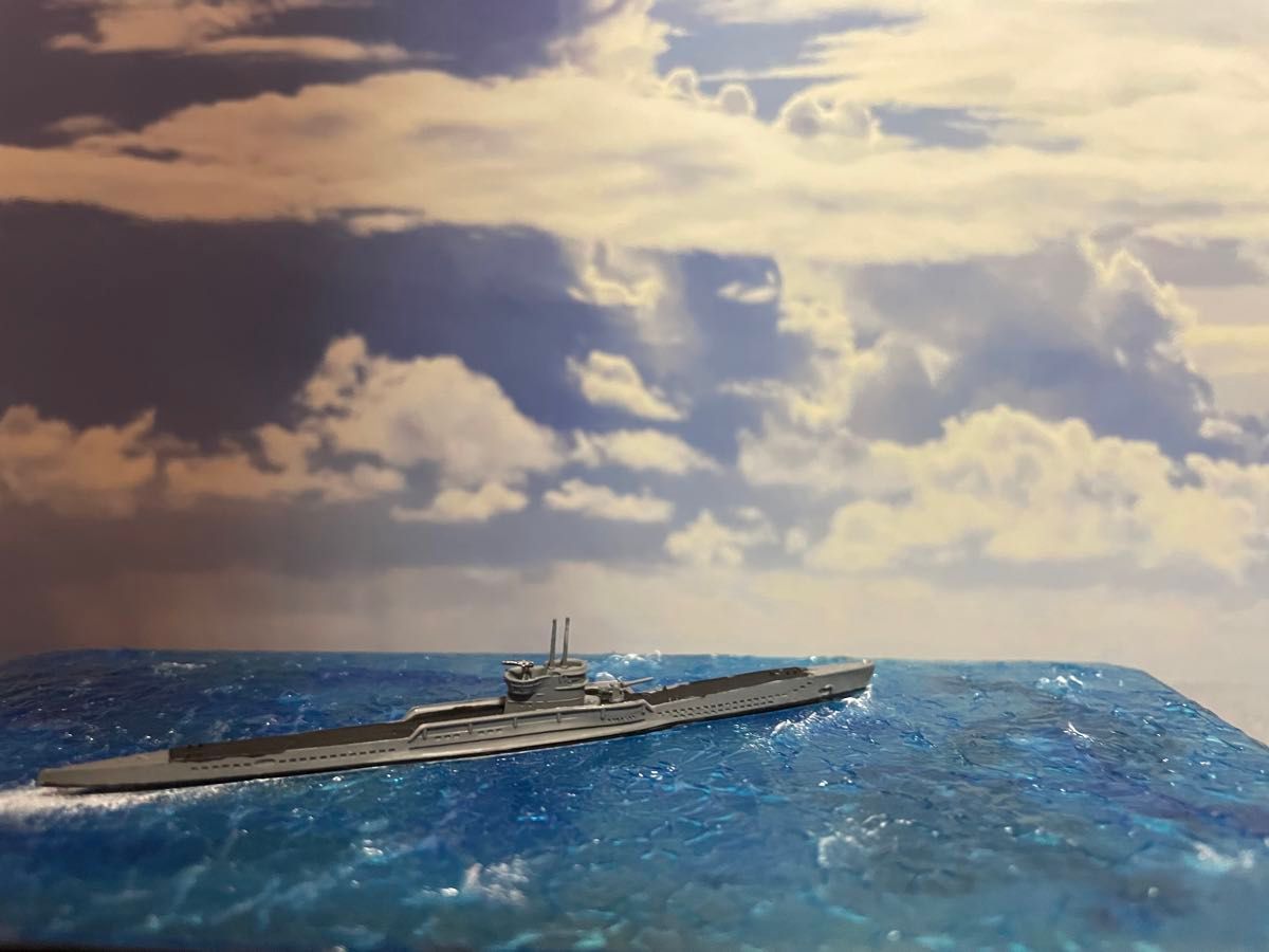 完成品 1/700ドイツ海軍U9C型潜水艦