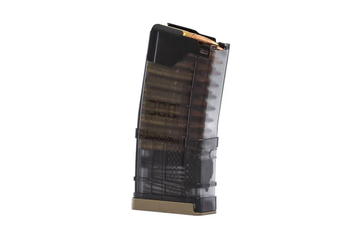 【実物・新品・未開封】LANCER SYSTEMS L5AWM 300BLK・300BLACKOUT ADVANCED WARFIGHTER MAGAZINE 20 ROUND Translucent Smoke スモーク_画像1