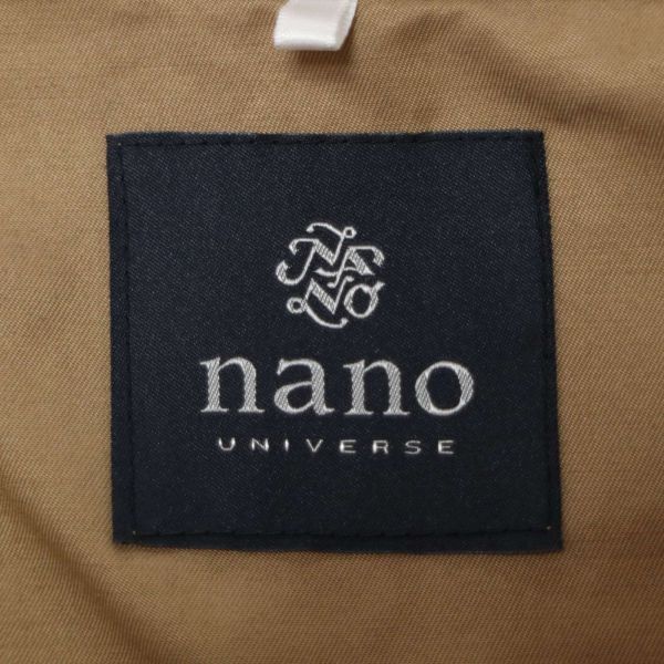 nano universe ナノユニバース 通年 ベルト付き ワーク ジャケット Sz.38　レディース　E4T00663_3#O_画像5