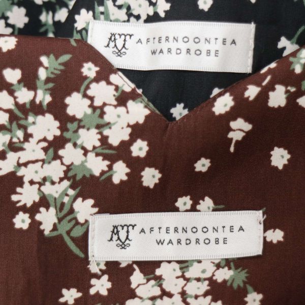 【２枚セット★】 AFTERNOONTEA WARDROBE アフタヌーンティー 通年 花柄 総柄★ キャミソール ワンピース Sz.MR　レディース　E4T00735_4#F_画像7