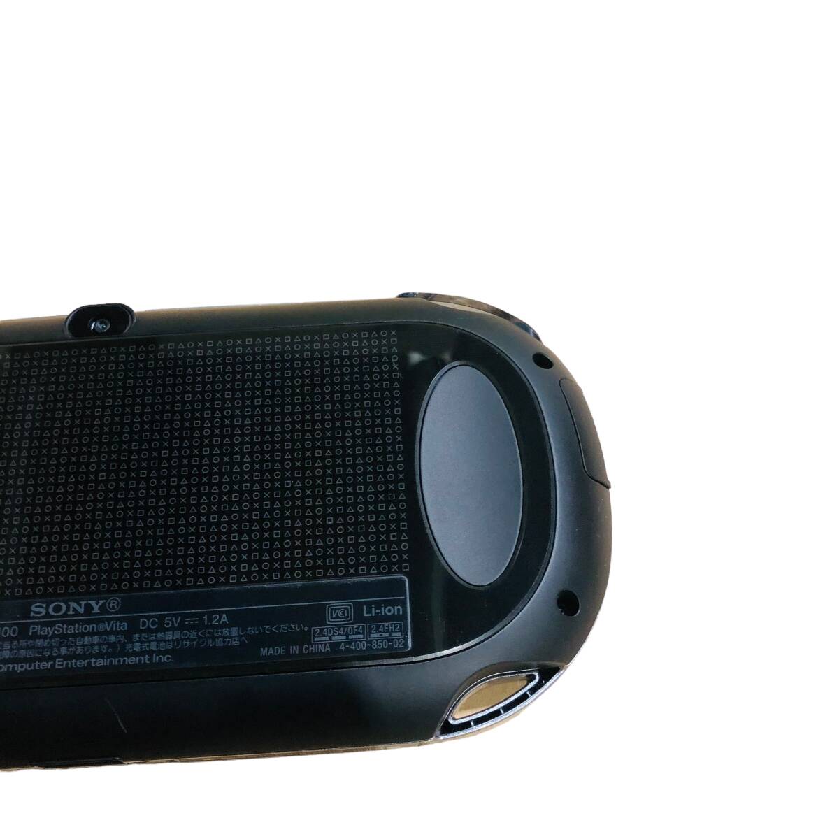  美品　PlayStation Vita 3G/Wi-Fiモデル クリスタル・ブラック 限定版 PCH-1100 AB01_画像6