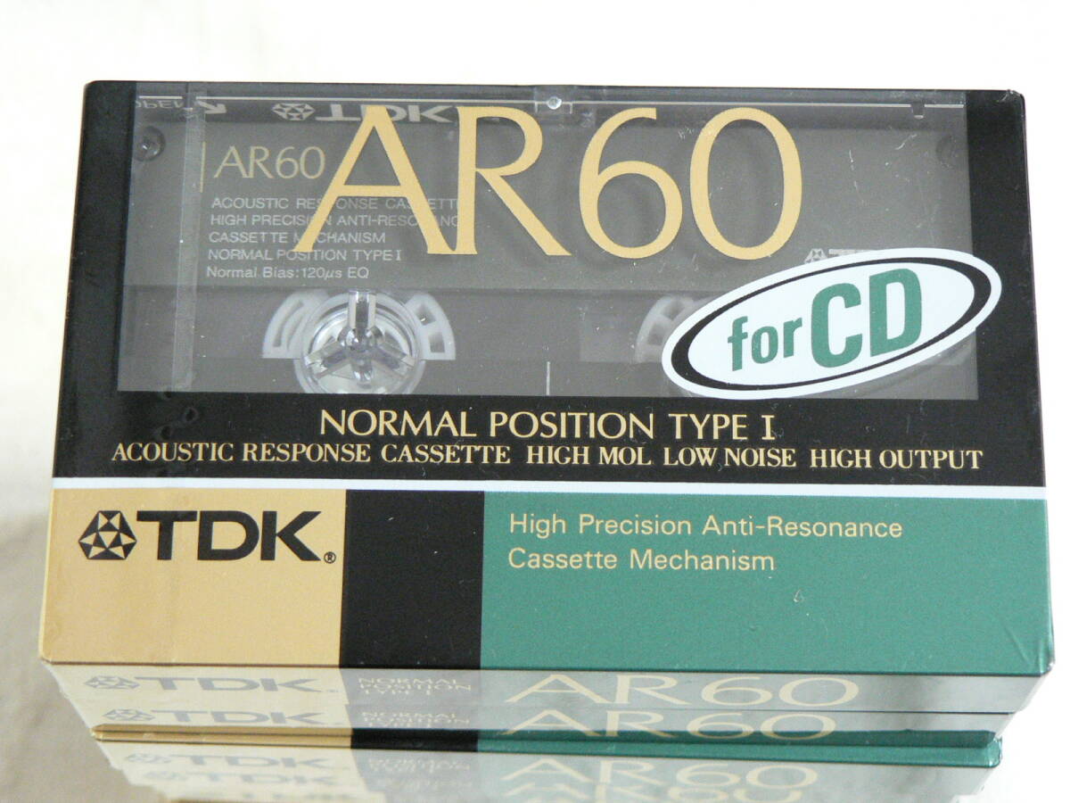 未開封 TDK製 ノーマル上級カセットテープAR60 10本セットの画像5