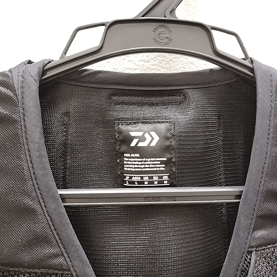 6740★【未使用/保管品】DAIWA ダイワ フィッシングベスト クールショートベスト フィッシングウェア CORDURA DV-2124 175/96A(L) 釣り用品の画像2