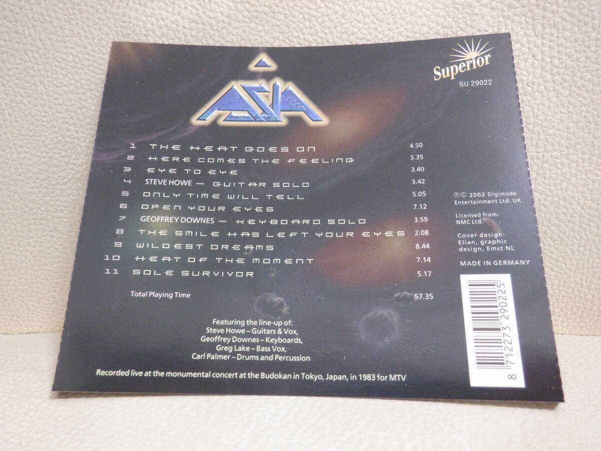 [CD] ASIA / LIVE AT BUDOKANの画像2