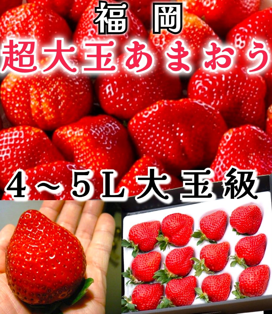 特選苺【福岡 あまおう】イチゴ ギフトBOX  誕生日プレゼント 還暦祝 御供え 贈答用 大玉苺