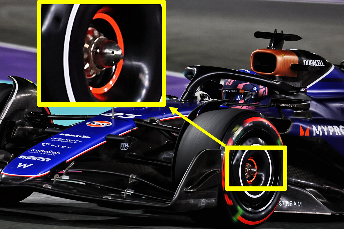【非売品】 2024 ウィリアムズ・レーシング F1 FW46 ホイール・ナット_画像3