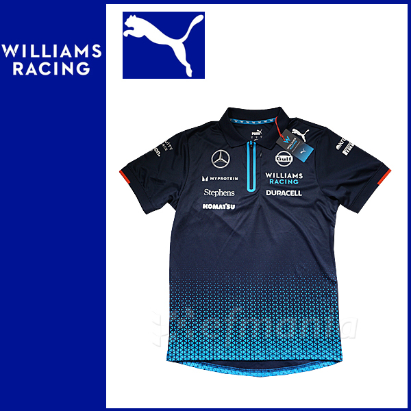 【非売品】2024 ウィリアムズ F1 支給品 ポロシャツ S Puma 新品★アルボン サージェント 日本GP 鈴鹿サーキットの画像1