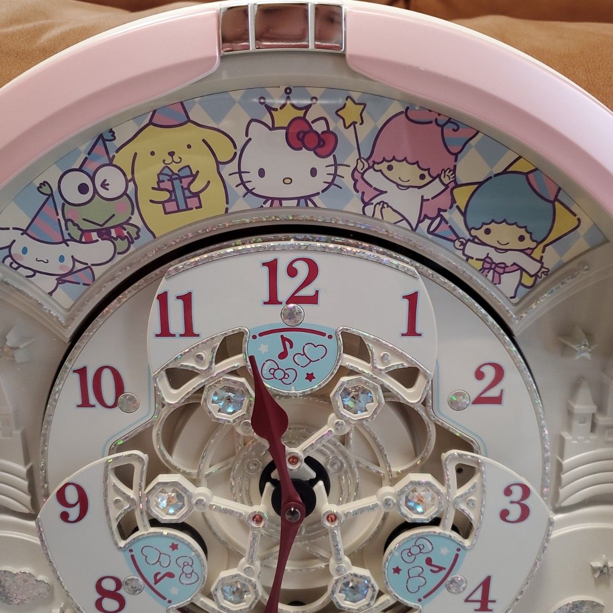 サンリオ からくり時計 掛け時計 SEIKO スワロフスキー使用 サンリオ からくり時計 掛け時計 SEIKO スワロフスキー使用