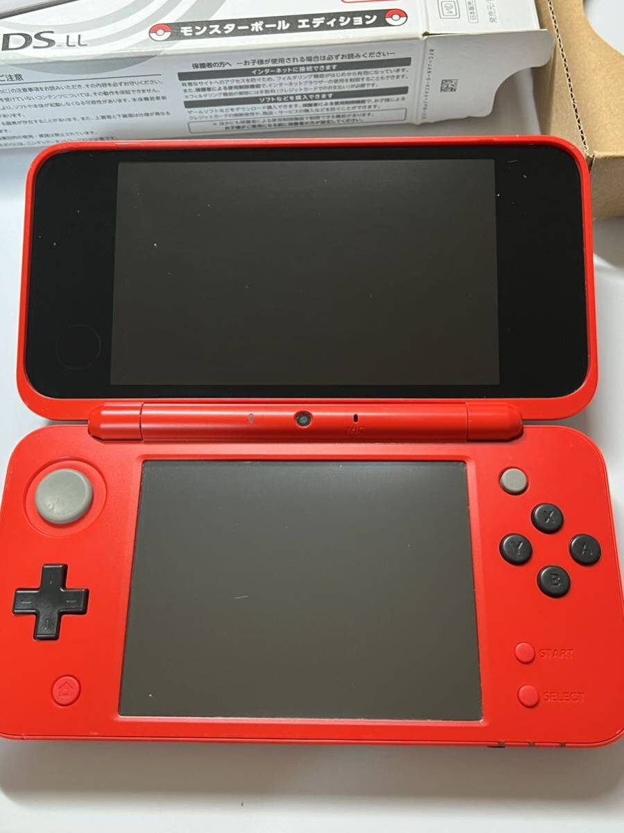 Newニンテンドー2DS モンスターボールエディション 保護者制限有　訳あり_画像9