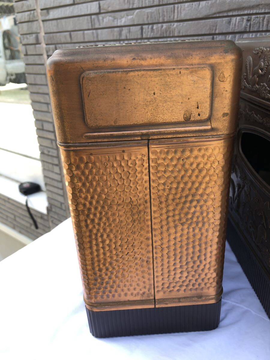 ティッシュケース ティッシュボックス ティッシュカバー 銅 インテリア エスニック アジアン 雑貨の画像4