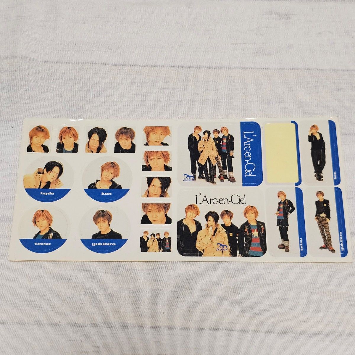 H*°様 L'Arc~en~Ciel ステッカーセット hyde tetsuya ラルクアンシエル 1990年-2000年代 ステッカー 写真セット hyde