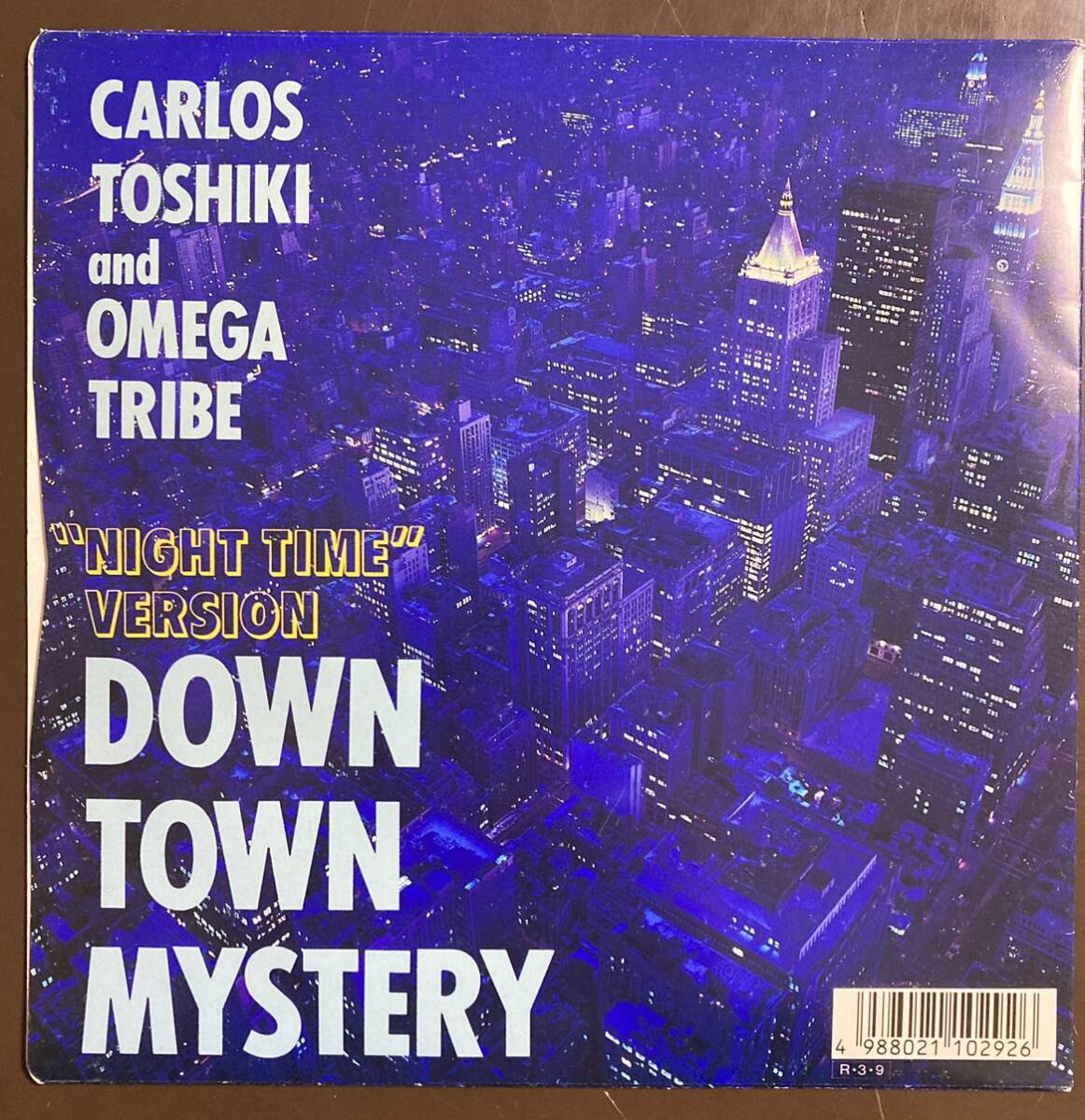CARLOS TOSHIKI and OMEGA TRIBE/DAYLIGHT VERSION DOWN TOWN MYSTERY レコード_画像2