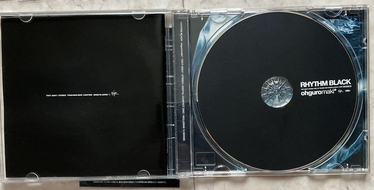 RHYTHM BLACK/ohguro maki 国内盤CDの画像3