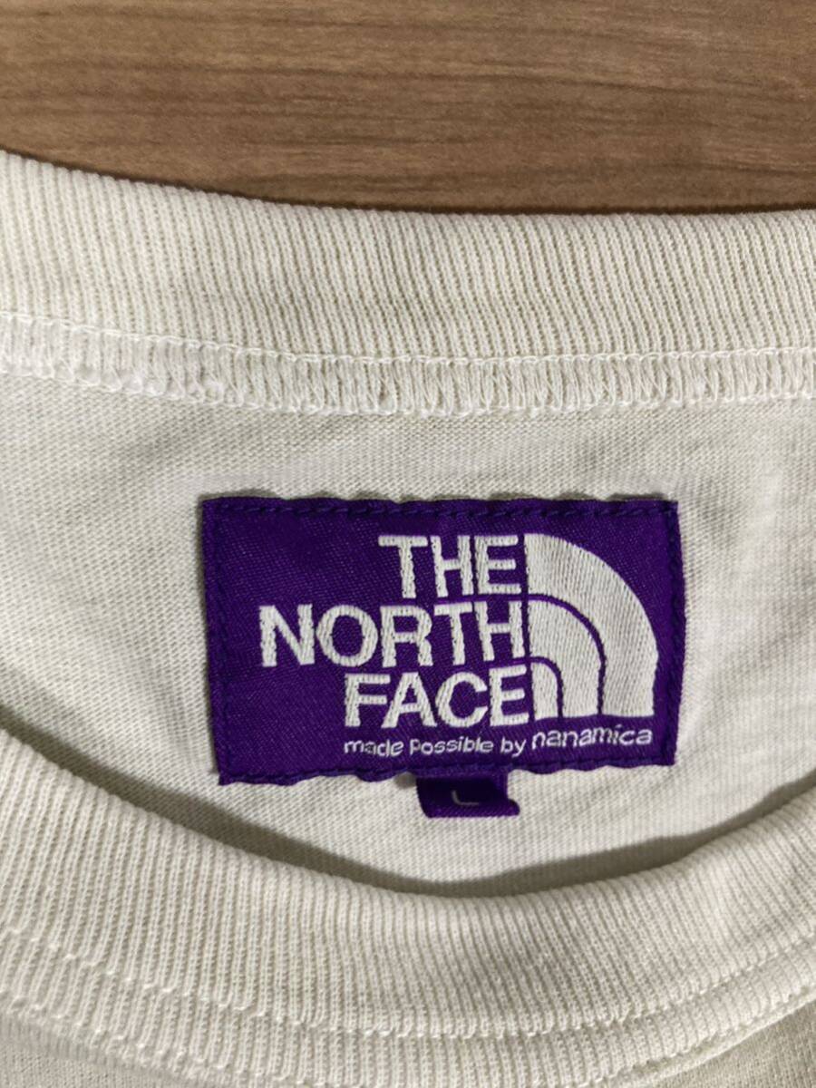 THE NORTH FACE PURPLE LABEL Pocket Teeパープルレーベル ポケットTシャツ ライトベージュ sizeL 品番 NT3222Nの画像3