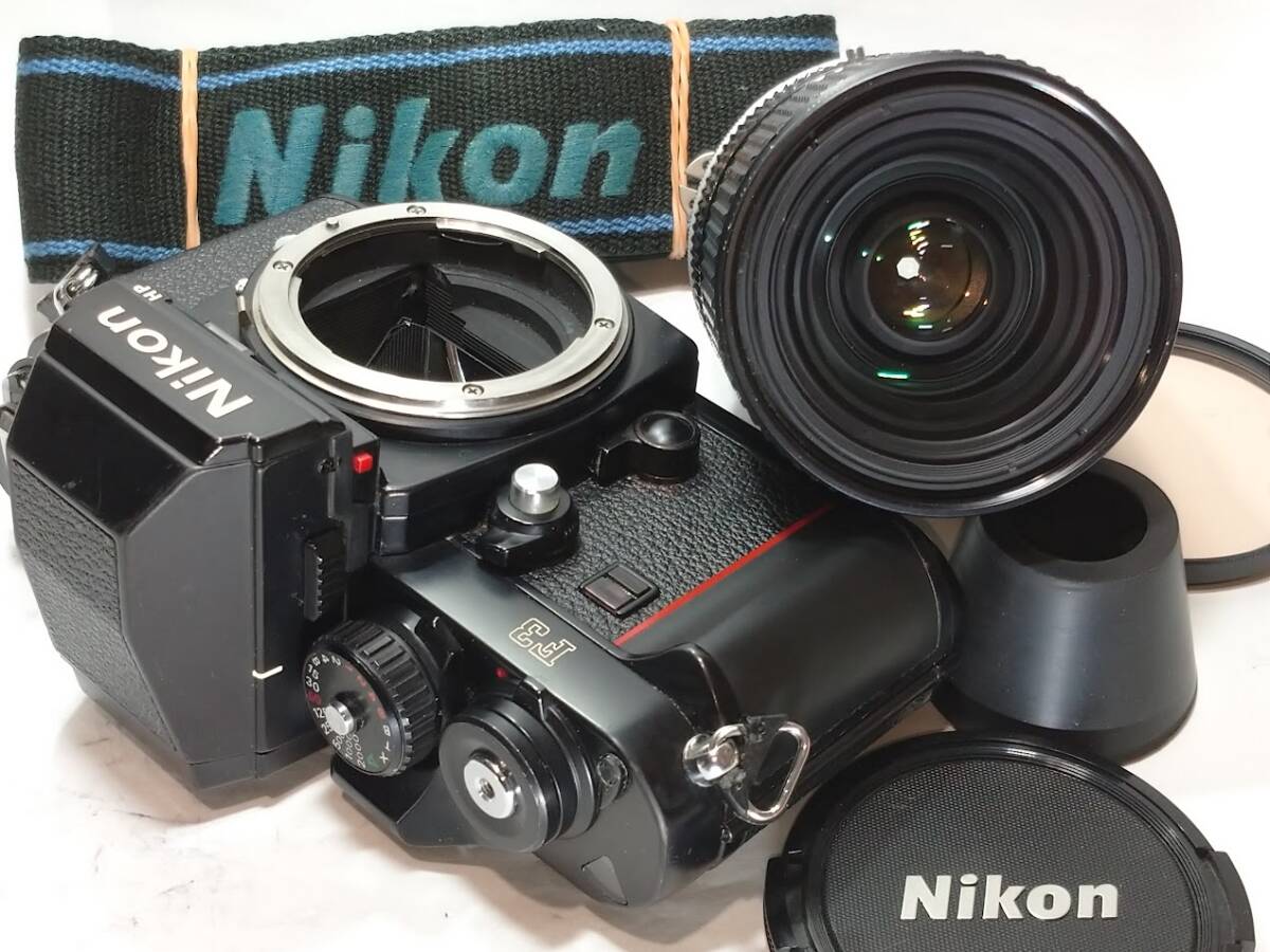 【極上美品・レアレンズセット／動作良好】 ニコン Nikon F3 HP+Ai-S 28-85mm 80年代を代表するニコンの誇る名機F3の逸品！#2426