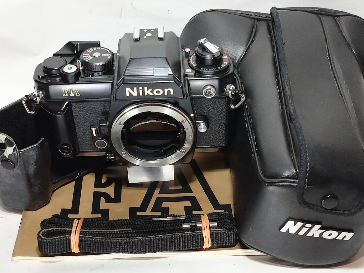 【極上美品／動作良好】 ニコン Nikon FA ブラックボディー 1/4000s搭載の希少なマルチニコンFAの非常に綺麗な逸品です！#2408_画像1