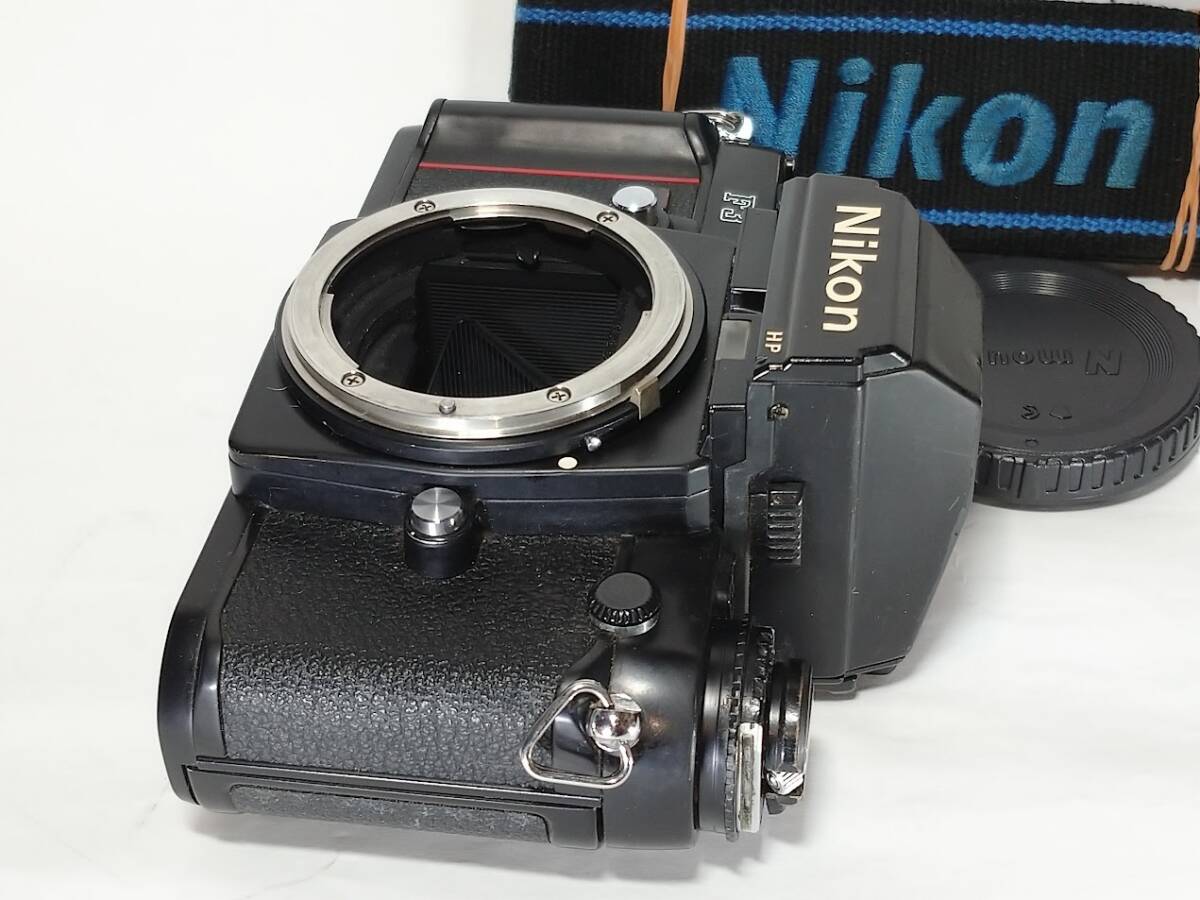 【極上美品・ケース付／動作確認済】 ニコン Nikon F3 HP ボディー+データバックMF-14 80年代を代表するニコンの誇る名機F3の逸品！#2440の画像6