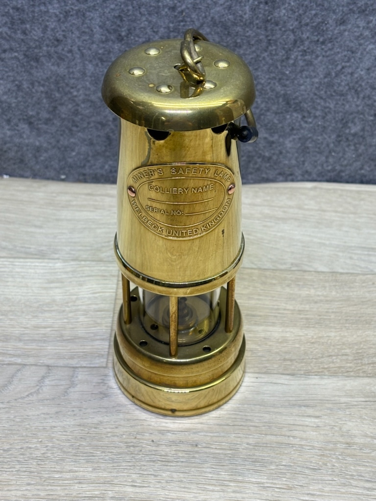 ☆MINERS SAFETY LAMP ☆マイナーランプ☆真鍮の画像1