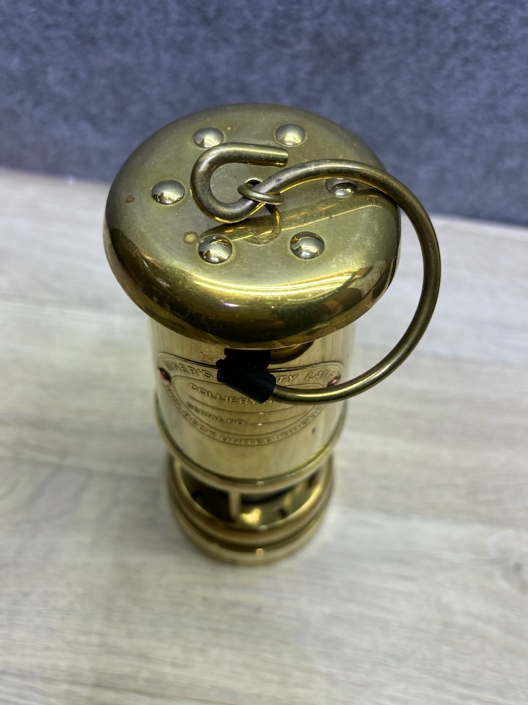 ☆MINERS SAFETY LAMP ☆マイナーランプ☆真鍮の画像4