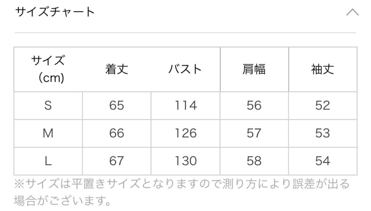 試着のみ　Sサイズ　ゆったり大きめ