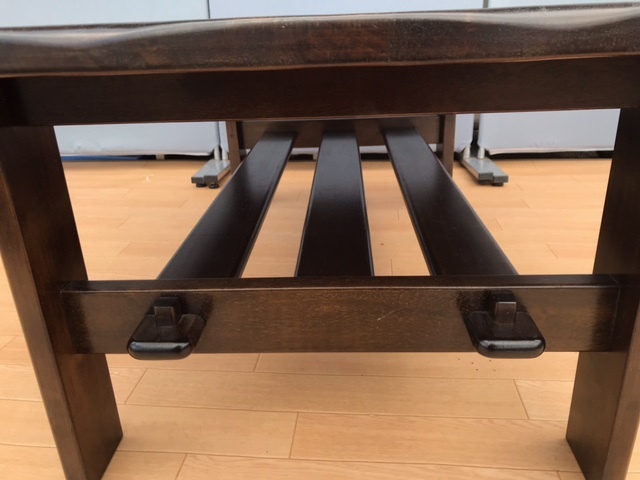karimoku カリモク　センターテーブル　リビングテーブル　天然木製　サイズ：116x64x45cm_画像10