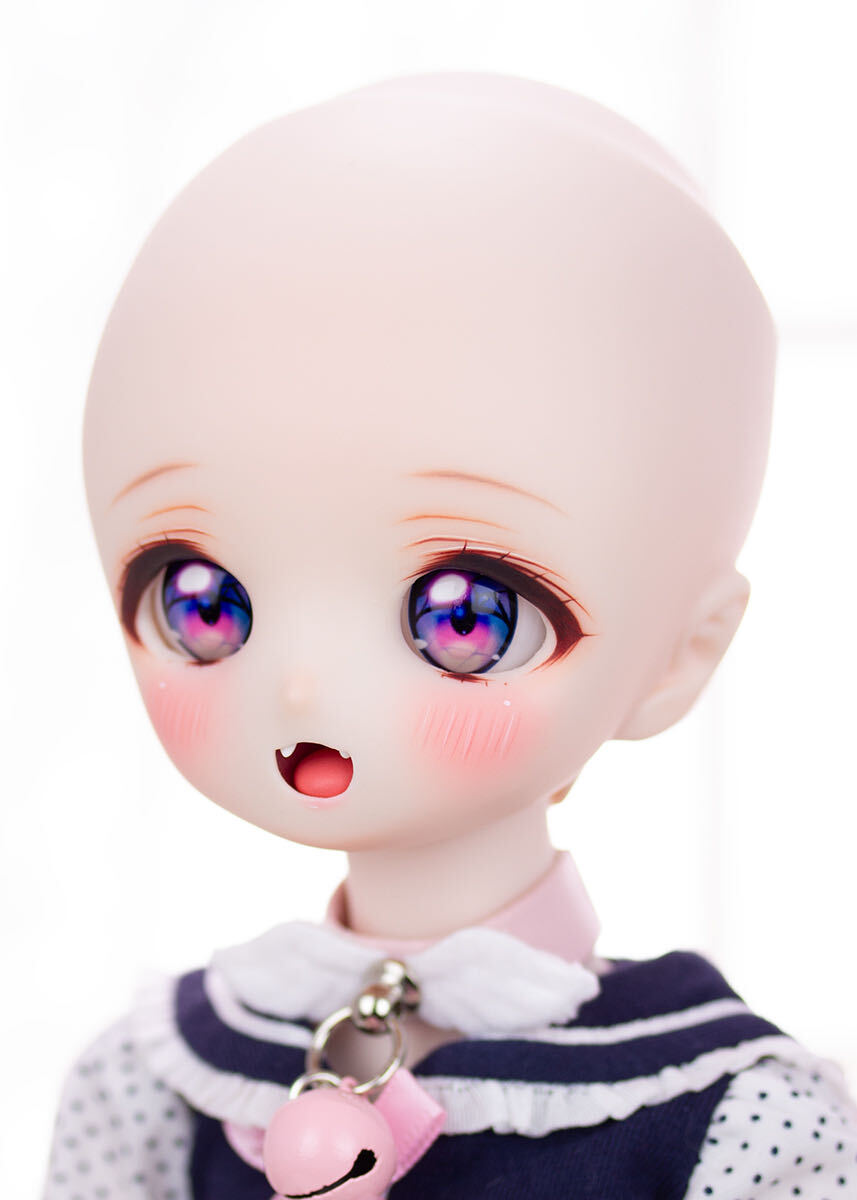 Guppe DDH-01 セミホワイト肌 カスタムヘッド＋アイ ※ソフビ盛り難ありの画像10