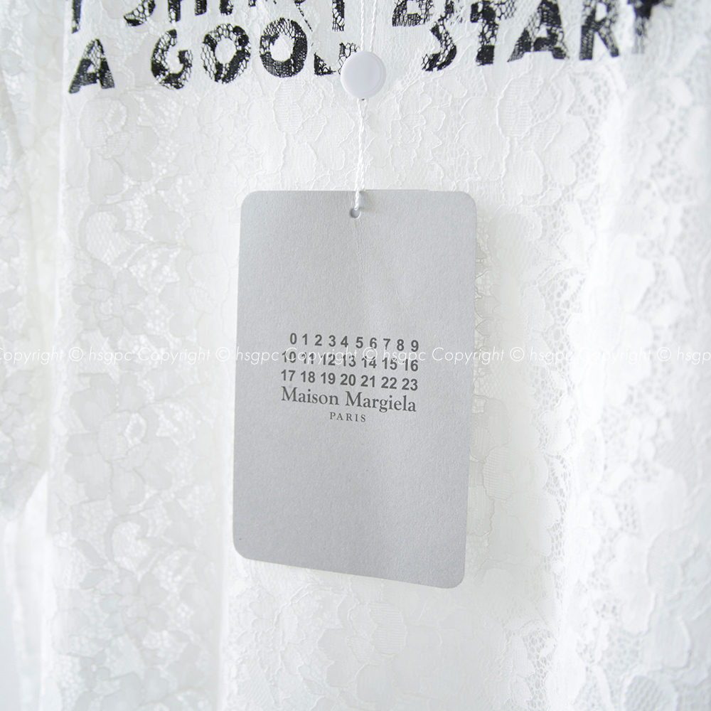 定価3.7万】MM6 花柄 レース エイズ チャリティー カットソー T 定価3.7万】MM6 花柄 レース エイズ チャリティー カットソー T