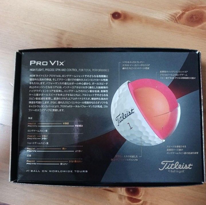 【新品】Titleist PRO V1X ゴルフボール 1ダース