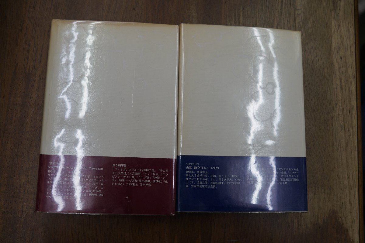 ●神の仮面　西洋神話の構造　上下2冊　J.キャンベル著　山室静訳　青土社　定価5600円　1985年初版_画像3