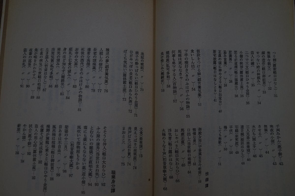 ◎江戸の笑い話 徳田進著 教育出版センター 昭和59年の画像9