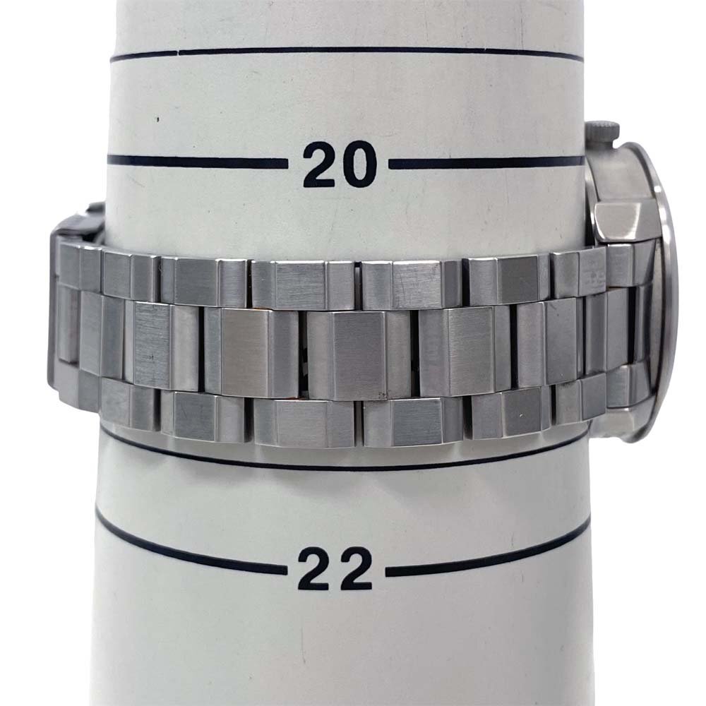 24-1277 【良品/電池交換済】 トニノランボルギーニ クロノグラフ クォーツ 腕時計 イエロー文字盤 デイデイト ステンレス メンズの画像10