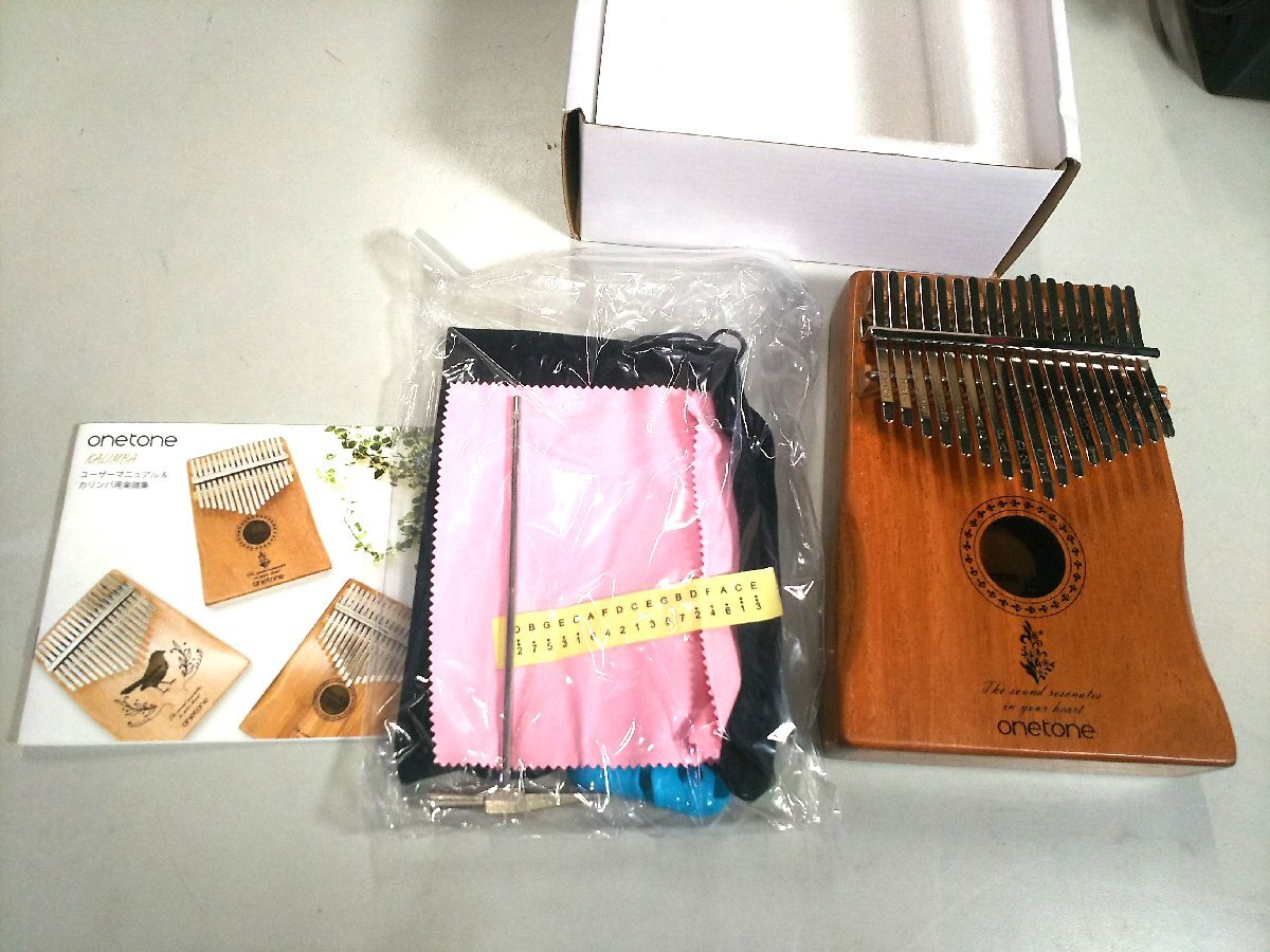 b88ih★1円スタート★onetone KALIMBA OTKL-02/MH カリンバ 楽器 中古品 #04Z2479_画像1