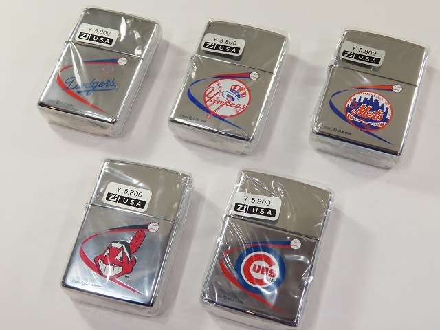 ★コレクター放出デッドストック！ Zippo/ジッポ 5個セット！ 99年頃製 MLB/メジャーリーグ★79