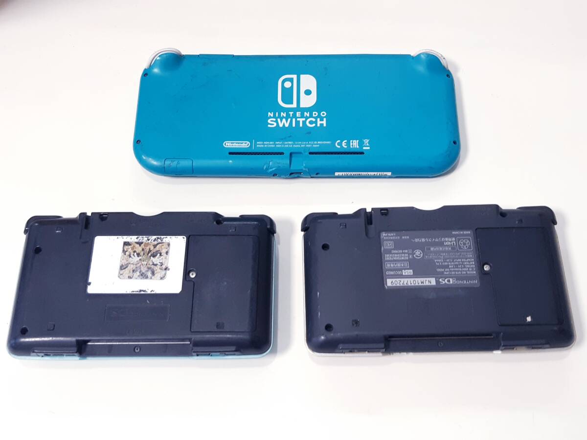 【ジャンク扱い】《合計３台》Nintendo 任天堂スイッチライト本体 ＋DS本体２台の画像3