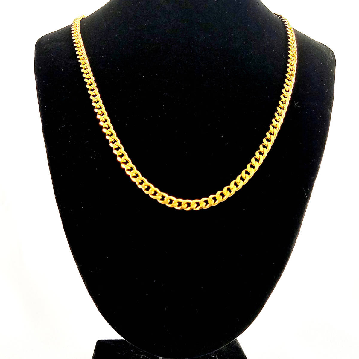 喜平ネックレス 18kgp シングル 二面 5mm 50cm 18k Gold Plated レディース メンズ ネックレス ゴールド Gold Necklace 301の画像4