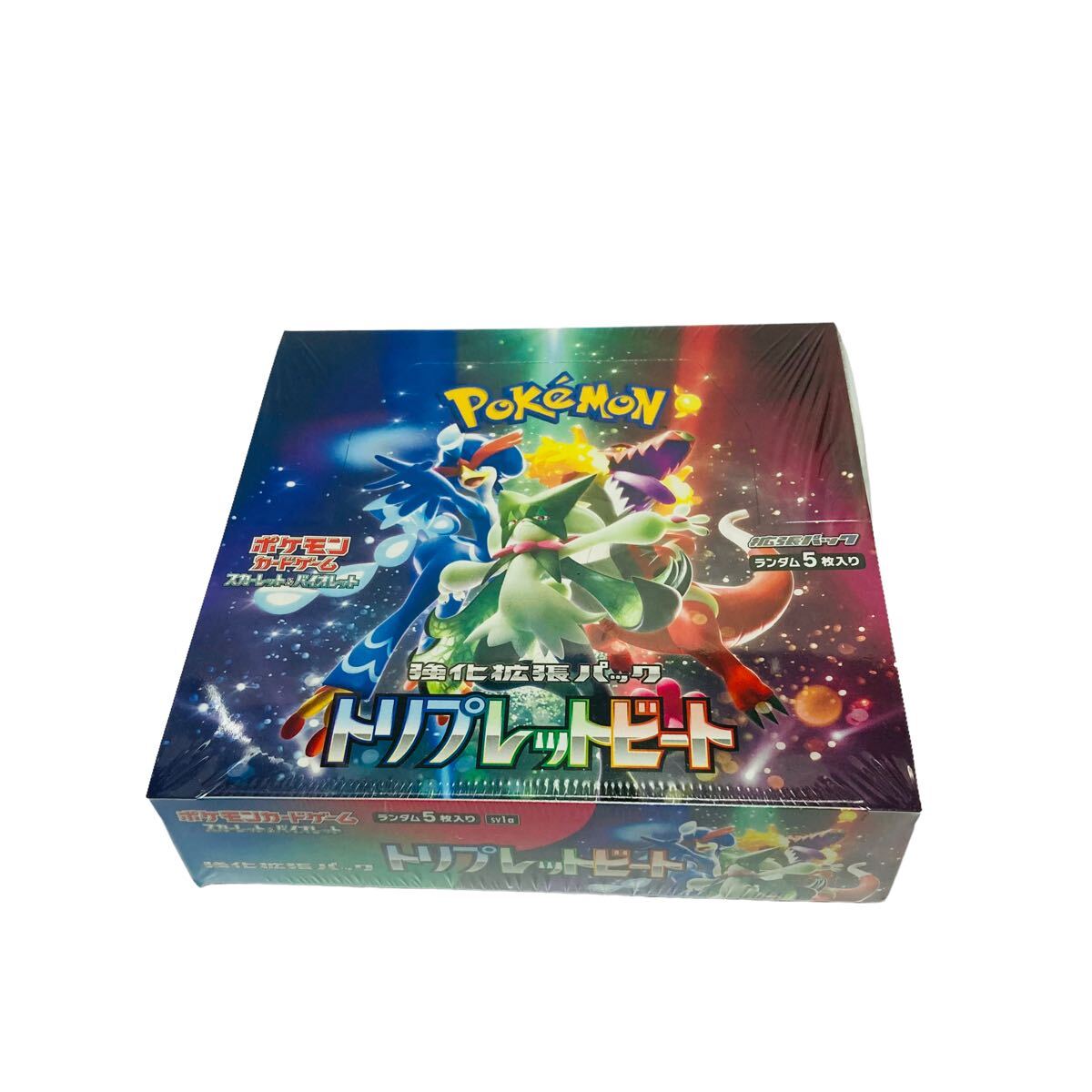 ポケモンカードゲーム スカーレット＆バイオレット 強化拡張パック トリプレットビート 1BOX 新品 未開封 シュリンク付きの画像1