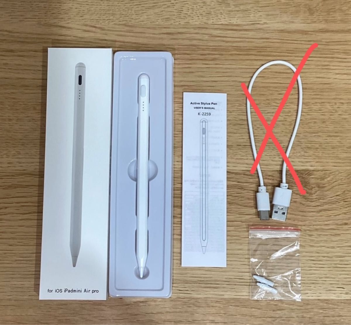 【数量限定セール】iPad用 タッチペン タッチペンシル  Apple Pencil 【タイプCなし・外箱へこみあり】