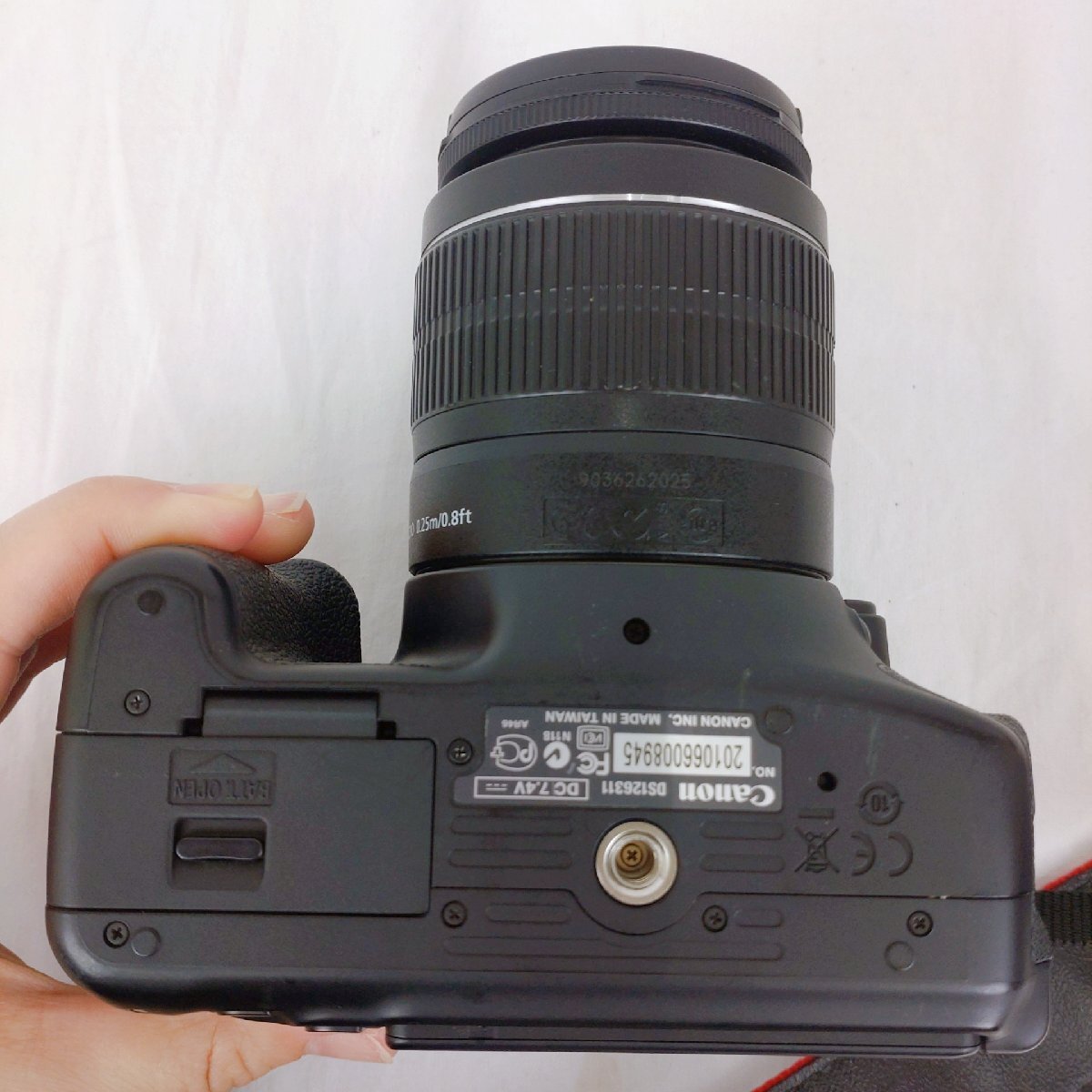 Canon EOS KissX5 ダブルズームキット 動作確認済み ボディ/レンズ/バッテリー/バッテリーチャージャー キャノン イオスキスの画像6